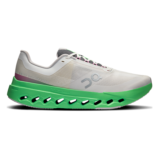 Tenis On Cloudsurfer Next Hombre - Gris lobo / Verde melón - vista 1
