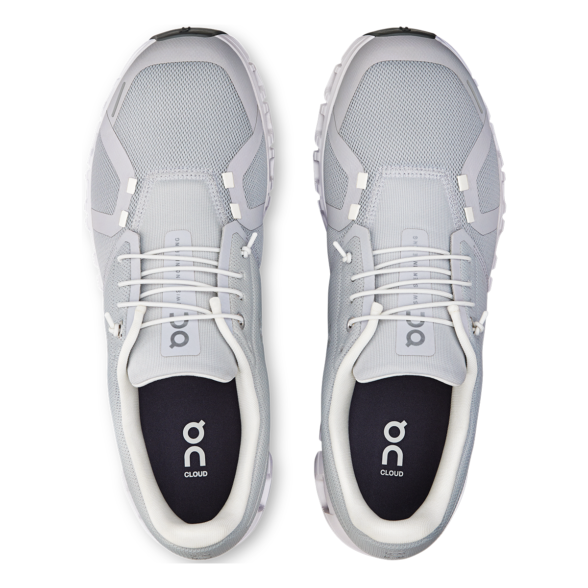 Tenis On Cloud 6 Mujer - Gris glaciar / Blanco - vista 3