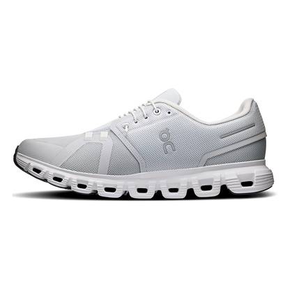 Tenis On Cloud 6 Mujer - Gris glaciar / Blanco - vista 2
