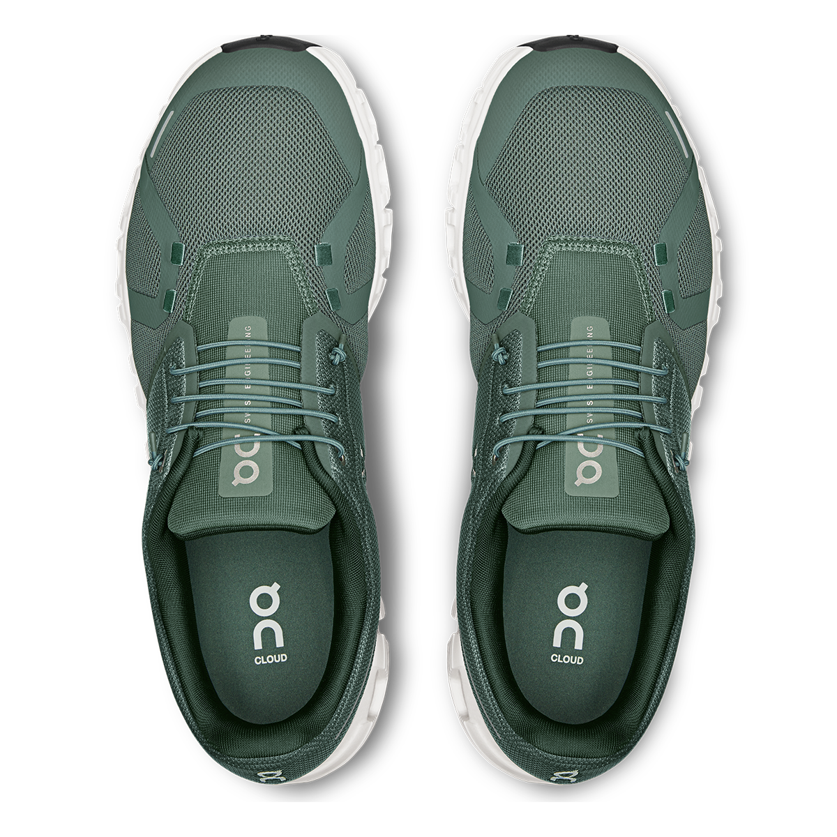 Tenis On Cloud 6 Hombre - Verde oliva / Verde oscuro - vista 3