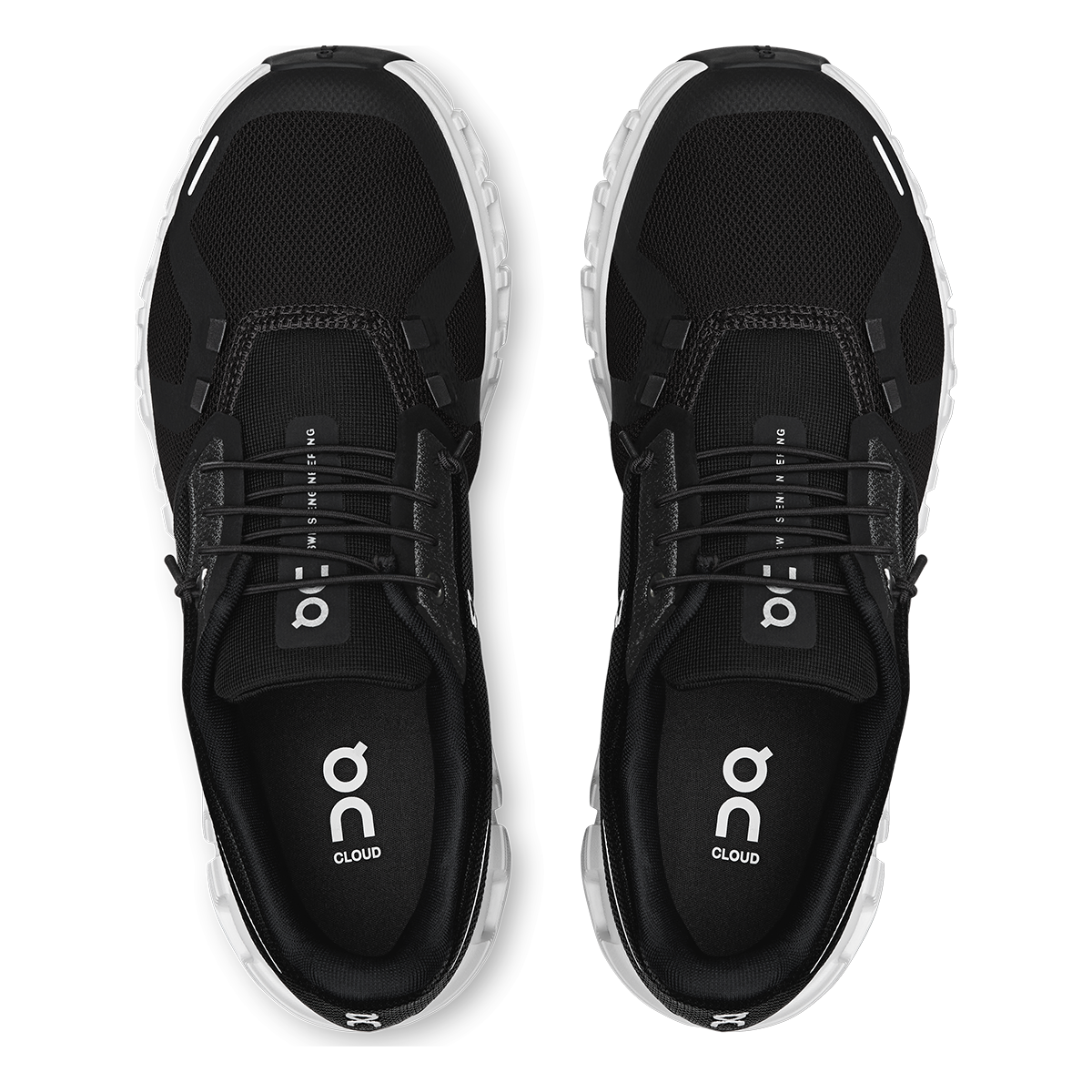 Tenis On Cloud 6 Hombre - Negro / Blanco - vista 3