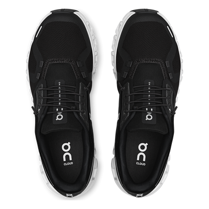 Tenis On Cloud 6 Hombre - Negro / Blanco - vista 3