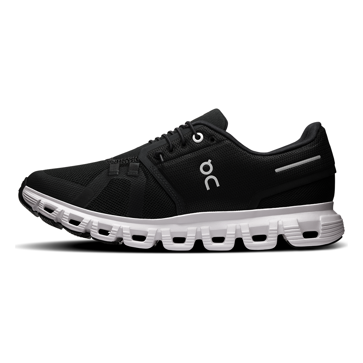Tenis On Cloud 6 Hombre - Negro / Blanco - vista 2