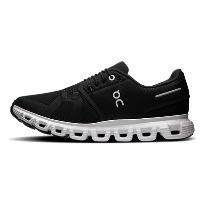 Tenis On Cloud 6 Hombre - Negro / Blanco - vista 2