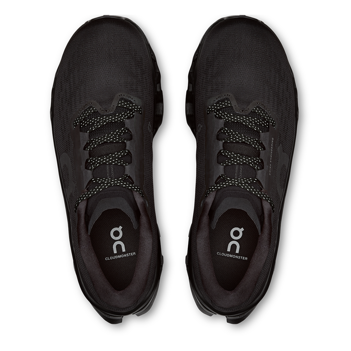 Tenis On Cloudmonster 3 Hombre - Negro / Negro - vista 3