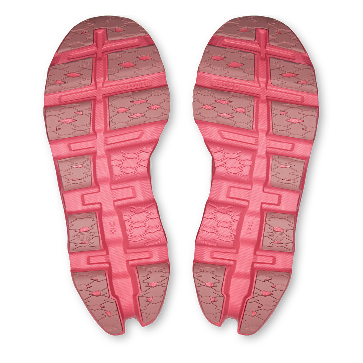 Tenis On Cloudmonster 3 Mujer - Marfil / Rosa camelia - vista 4