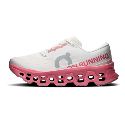 Tenis On Cloudmonster 3 Mujer - Marfil / Rosa camelia - vista 2