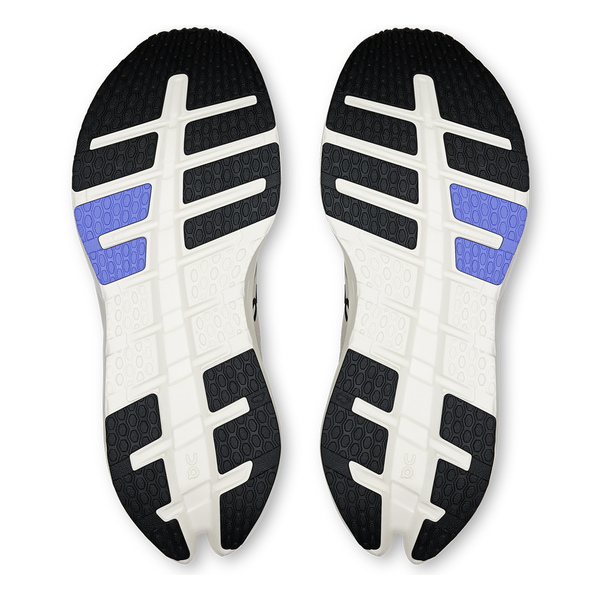 Tenis On Cloudrunner 3 Mujer - Perla / Azul marino - vista 4