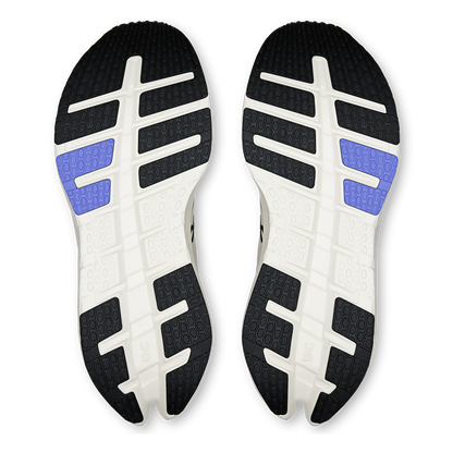 Tenis On Cloudrunner 3 Mujer - Perla / Azul marino - vista 4