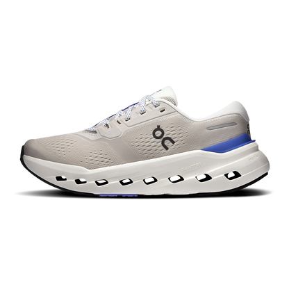 Tenis On Cloudrunner 3 Mujer - Perla / Azul marino - vista 2