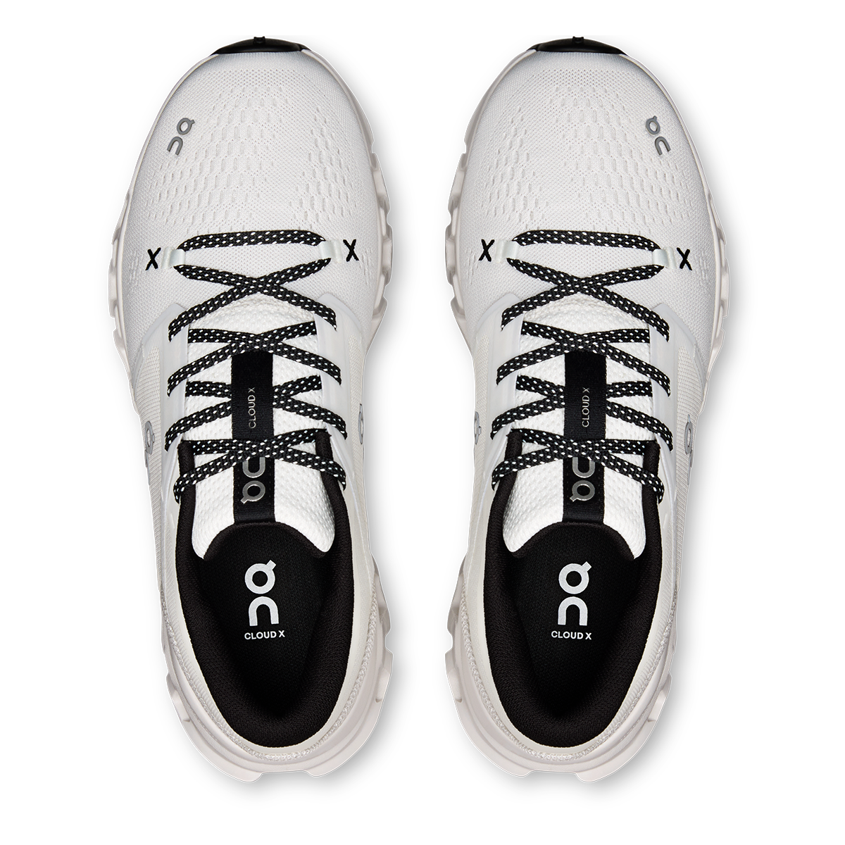 Tenis On Cloud X 5 Hombre - Blanco / Negro - vista 3
