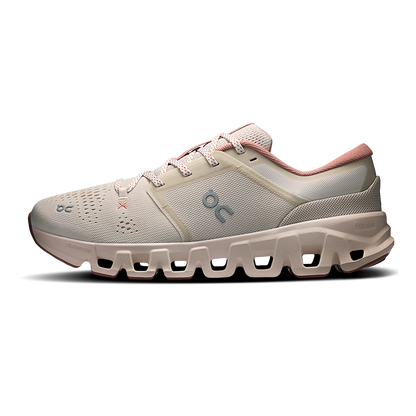 Tenis On Cloud X 5 Mujer - Perla / Beige ostra - vista 2