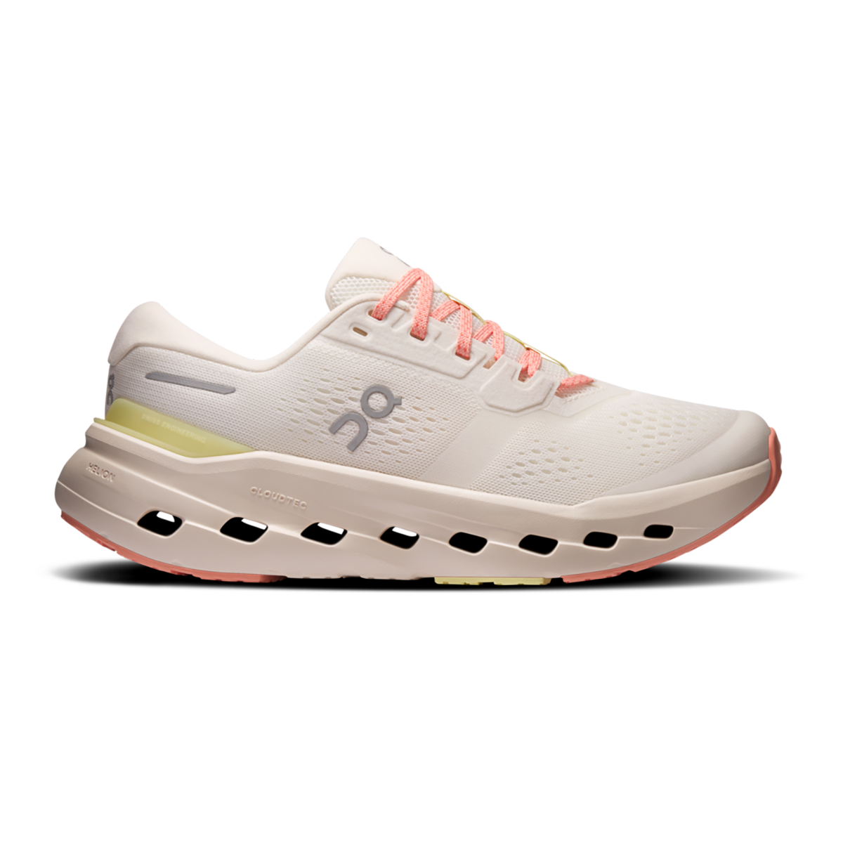 Tenis On Cloudrunner 3 Mujer - Marfil / Verde rocío - vista 1
