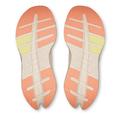 Tenis On Cloudrunner 3 Mujer - Marfil / Verde rocío - vista 4